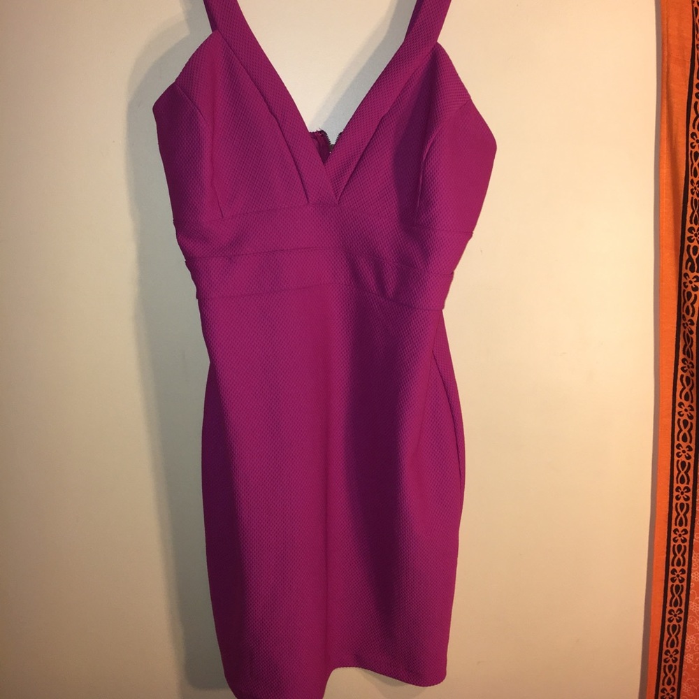 Low Cut Form Fitting Dress